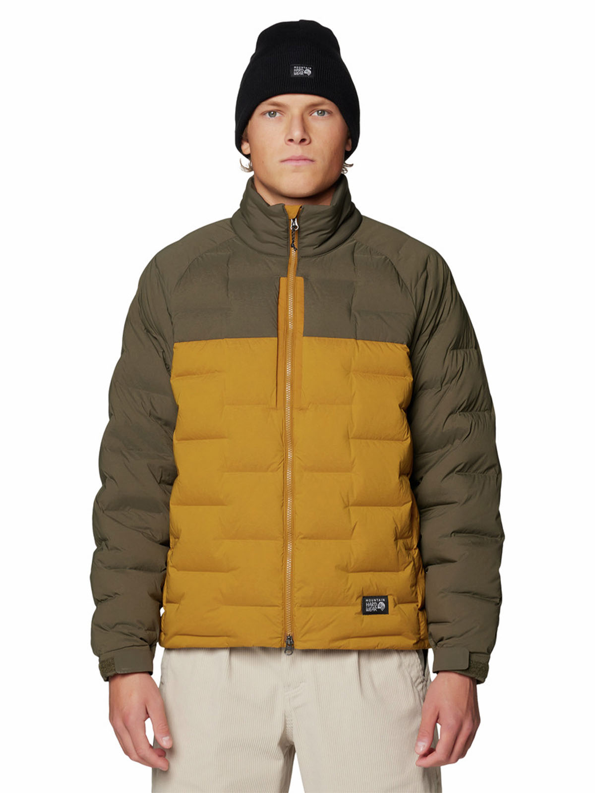 Parka Hombre Stretchdown Big Baffle Amarillo Mountain Hardwear