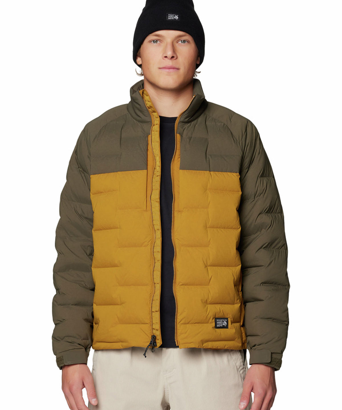 Parka Hombre Stretchdown Big Baffle Amarillo Mountain Hardwear