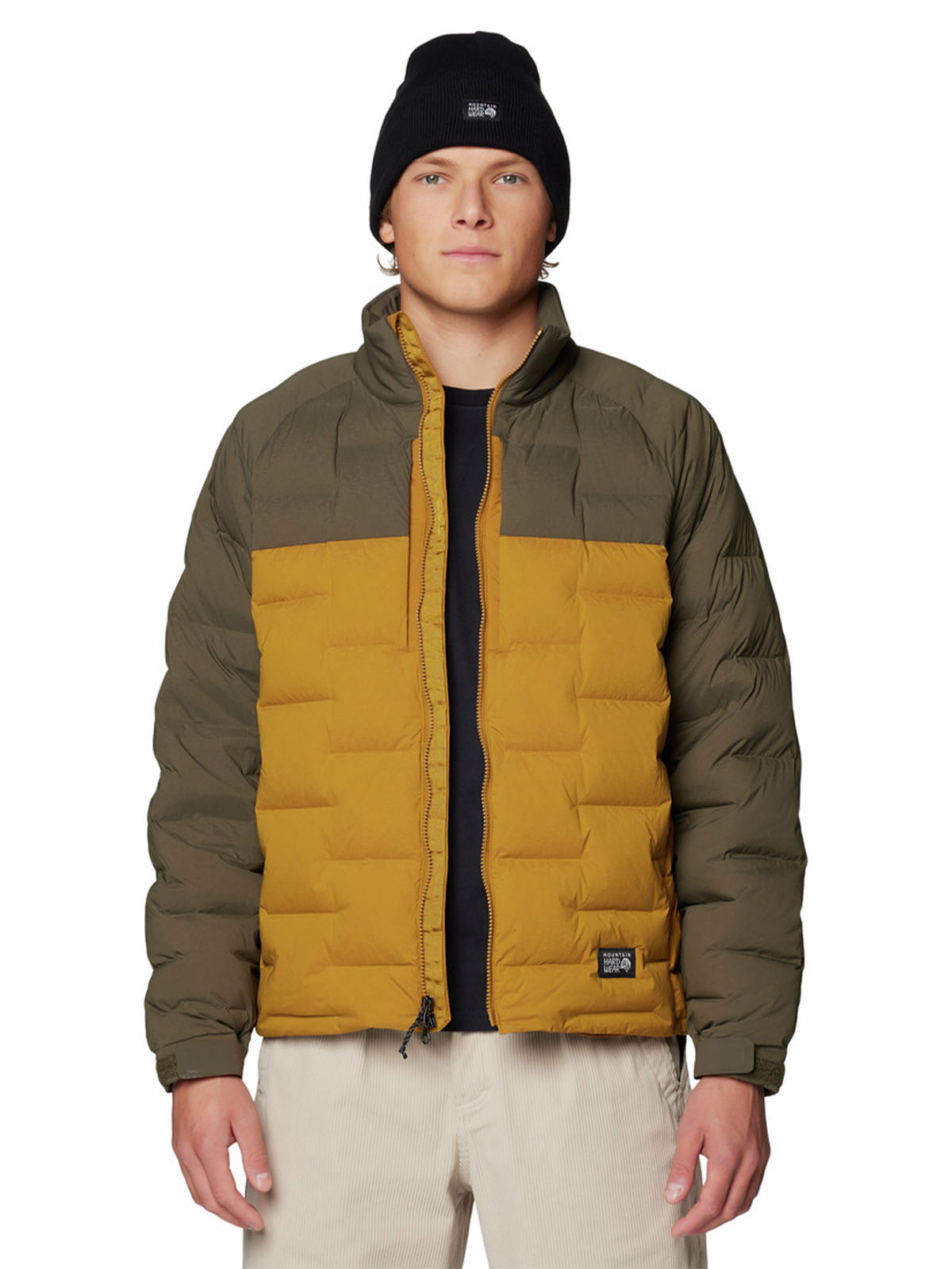 Parka Hombre Stretchdown Big Baffle Amarillo Mountain Hardwear