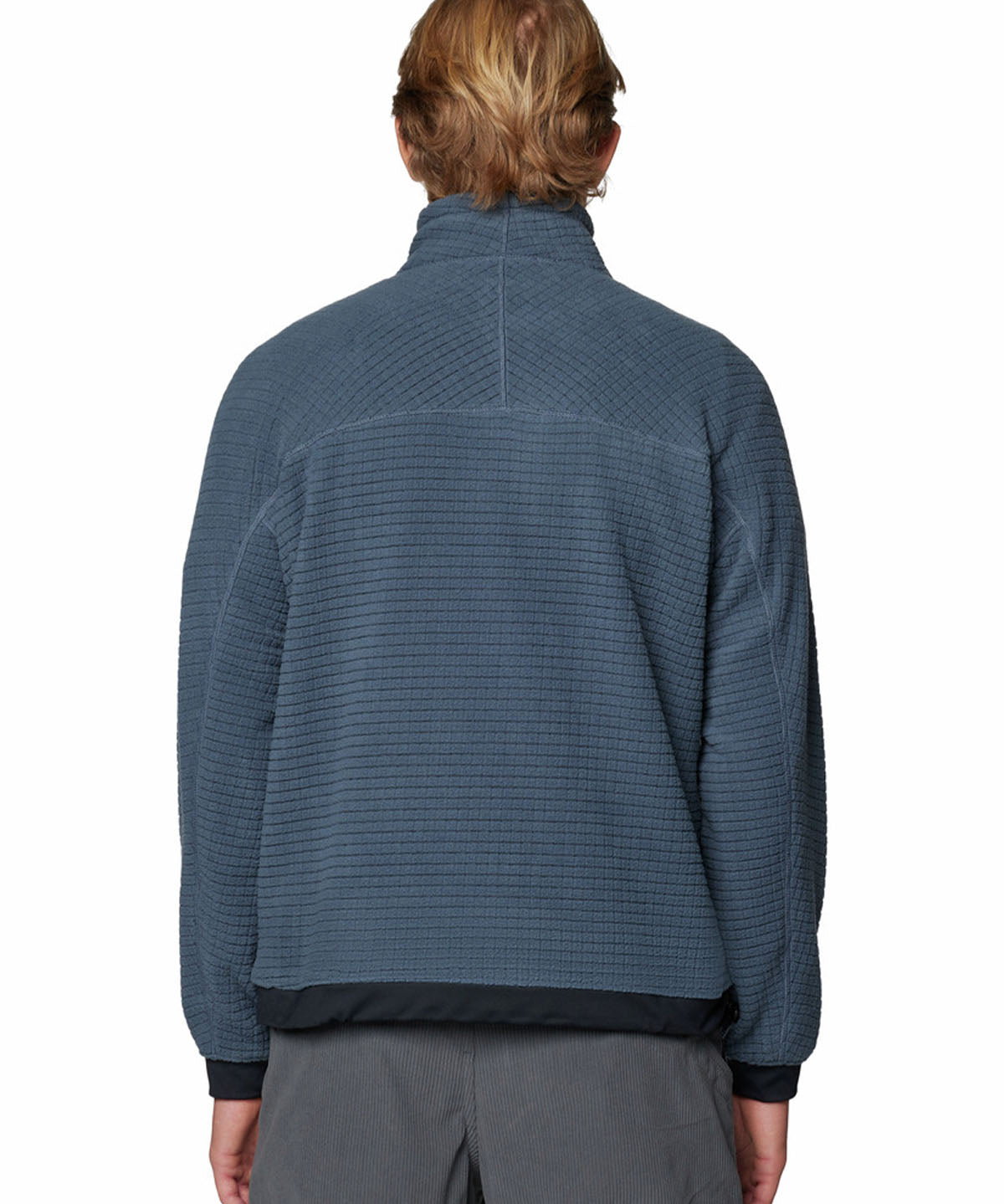 Polar Hombre Summit Grid Half Zip Azul Mountain Hardwear