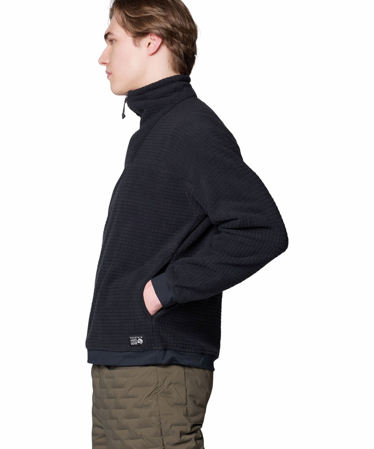 Polar Hombre Summit Grid Half Zip Negro Mountain Hardwear
