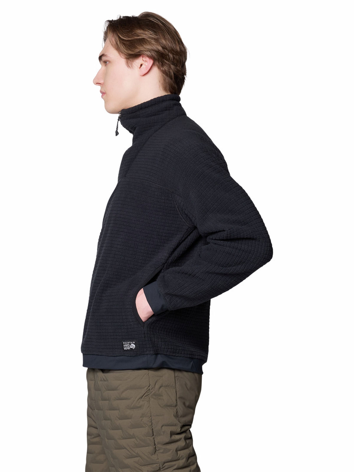 Polar Hombre Summit Grid Half Zip Negro Mountain Hardwear