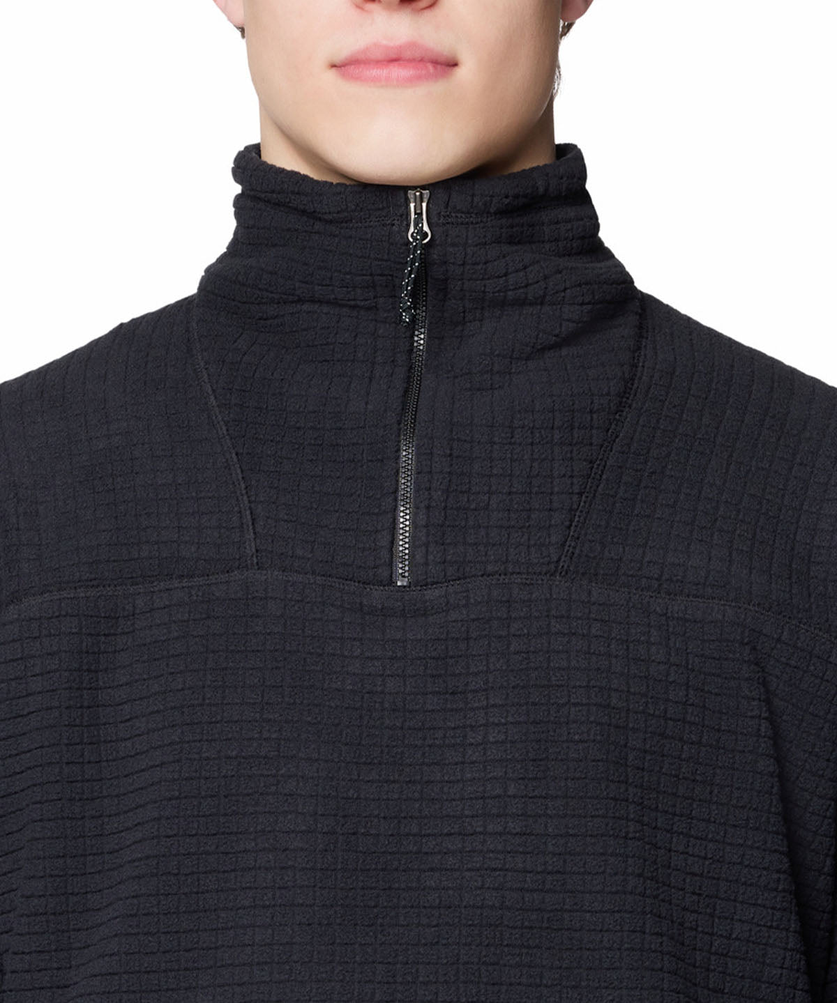 Polar Hombre Summit Grid Half Zip Negro Mountain Hardwear