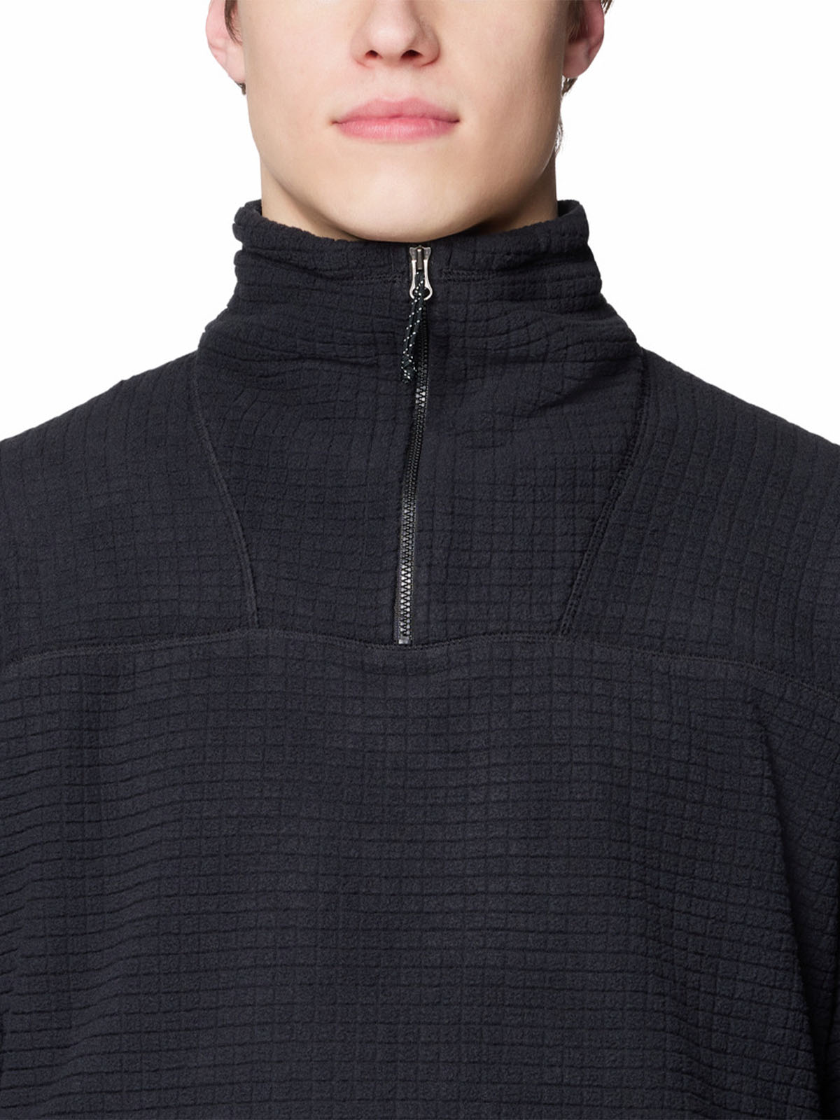 Polar Hombre Summit Grid Half Zip Negro Mountain Hardwear