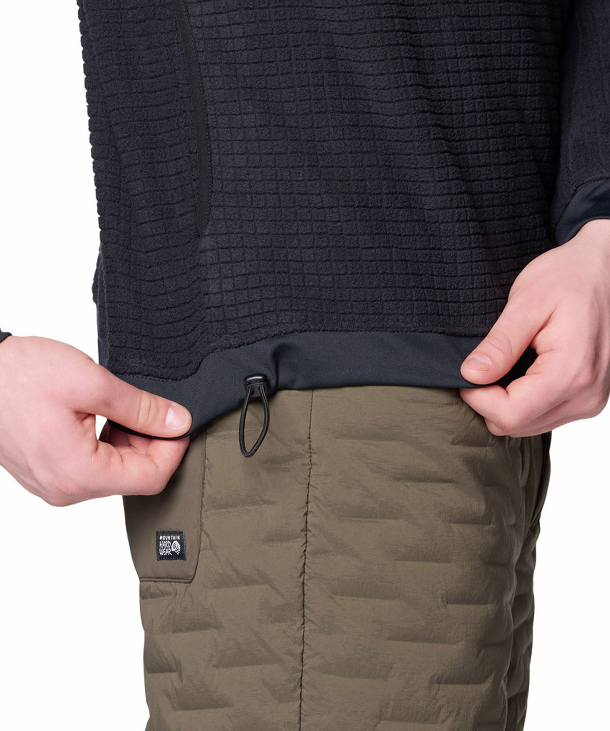 Polar Hombre Summit Grid Half Zip Negro Mountain Hardwear
