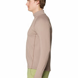 Polera Manga Larga Hombre Crater Lake Half Zip Café Mountain Hardwear