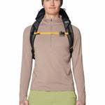 Polera Manga Larga Hombre Crater Lake Half Zip Café Mountain Hardwear