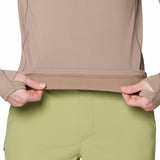 Polera Manga Larga Hombre Crater Lake Half Zip Café Mountain Hardwear