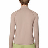 Polera Manga Larga Hombre Crater Lake Half Zip Café Mountain Hardwear