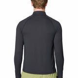 Polera Manga Larga Hombre Crater Lake Half Zip Negro Mountain Hardwear