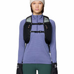 Polera Manga Larga Mujer Crater Lake Half Zip Azul Mountain Hardwear