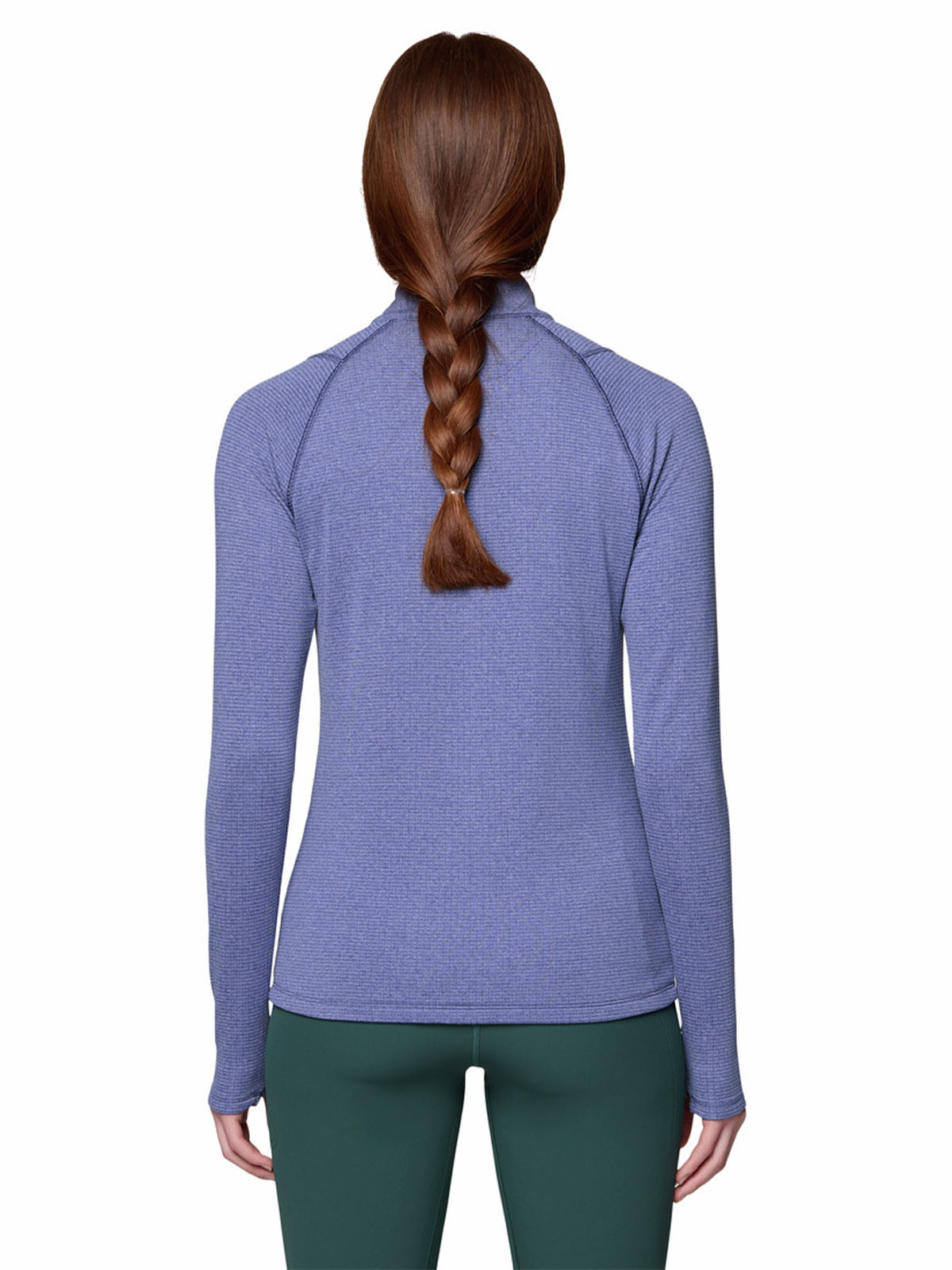 Polera Manga Larga Mujer Crater Lake Half Zip Azul Mountain Hardwear