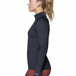 Polera Manga Larga Mujer Crater Lake Half Zip Negro Mountain Hardwear