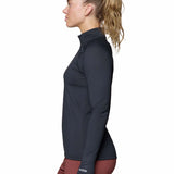 Polera Manga Larga Mujer Crater Lake Half Zip Negro Mountain Hardwear