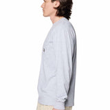 Polera Manga Larga Hombre Pocket Relaxed Gris Mountain Hardwear