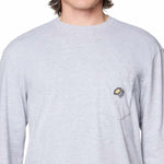 Polera Manga Larga Hombre Pocket Relaxed Gris Mountain Hardwear