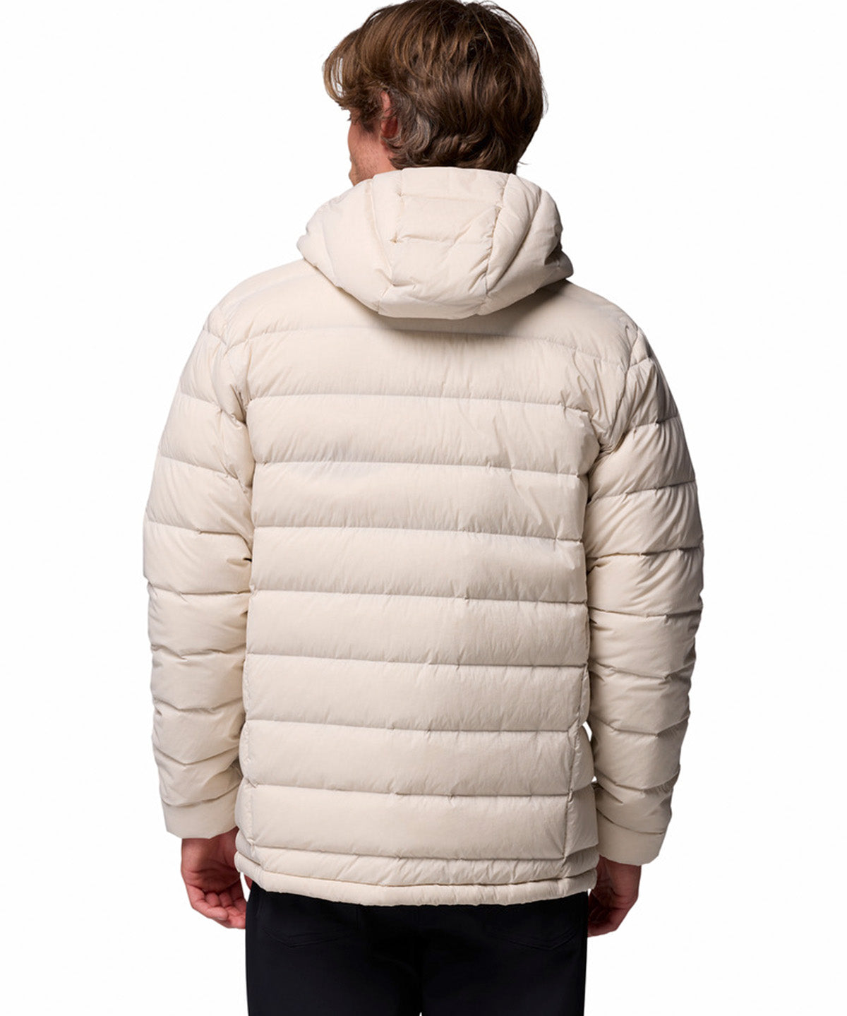 Parka Hombre Drift Peak Stretch Down Hooded Gris Columbia
