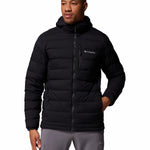 Parka Hombre Drift Peak Stretch Down Hooded Negro Columbia