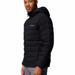 Parka Hombre Drift Peak Stretch Down Hooded Negro Columbia