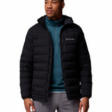 Parka Hombre Drift Peak Stretch Down Hooded Negro Columbia