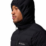 Parka Hombre Drift Peak Stretch Down Hooded Negro Columbia