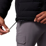 Parka Hombre Drift Peak Stretch Down Hooded Negro Columbia