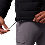 Parka Hombre Drift Peak Stretch Down Hooded Negro Columbia