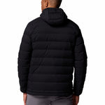 Parka Hombre Drift Peak Stretch Down Hooded Negro Columbia