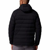 Parka Hombre Drift Peak Stretch Down Hooded Negro Columbia
