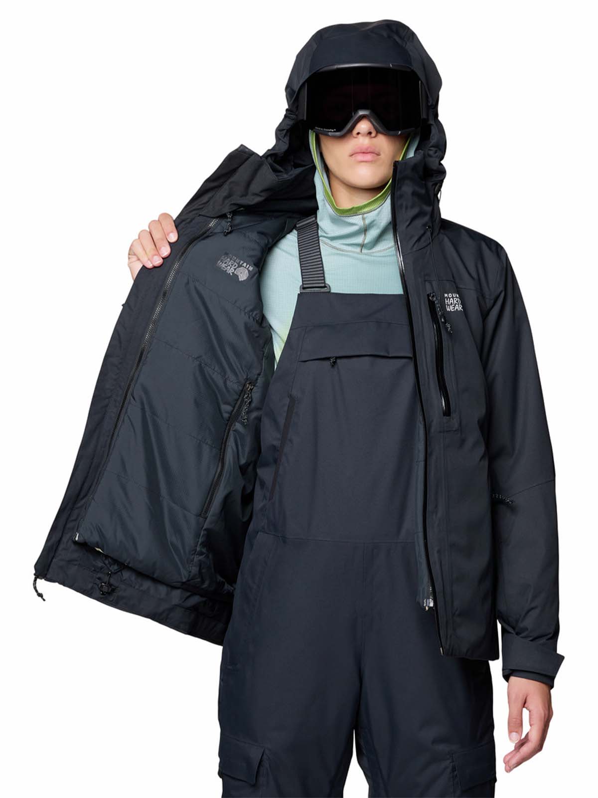Parka Mujer Firefall Trifecta Negro Mountain Hardwear