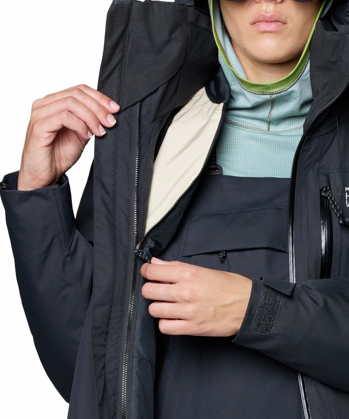 Parka Mujer Firefall Trifecta Negro Mountain Hardwear