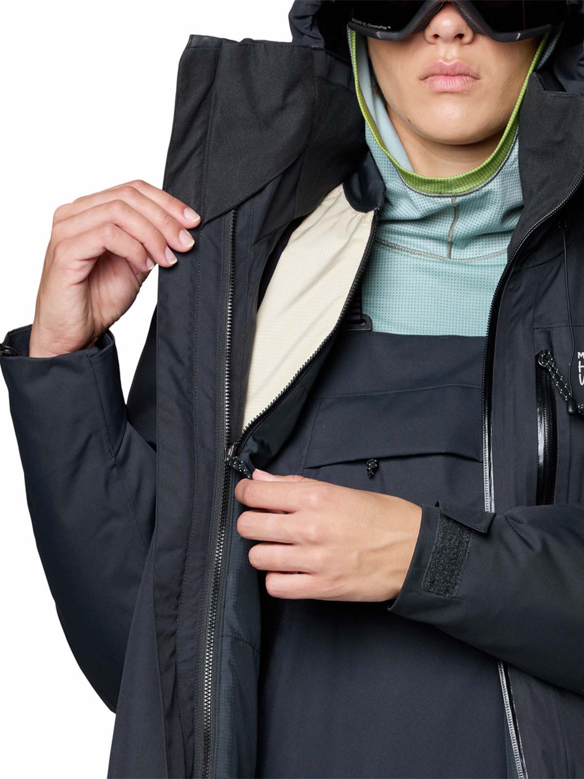 Parka Mujer Firefall Trifecta Negro Mountain Hardwear