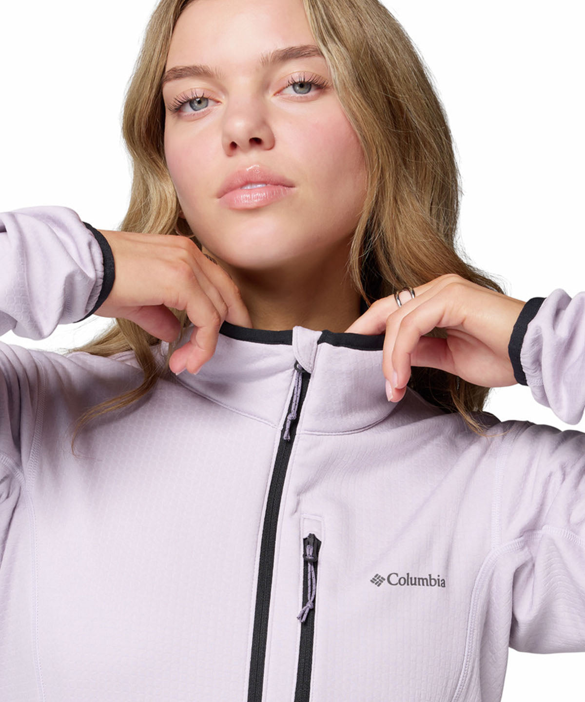 Polar Mujer Essential Hike Grid Morado Columbia