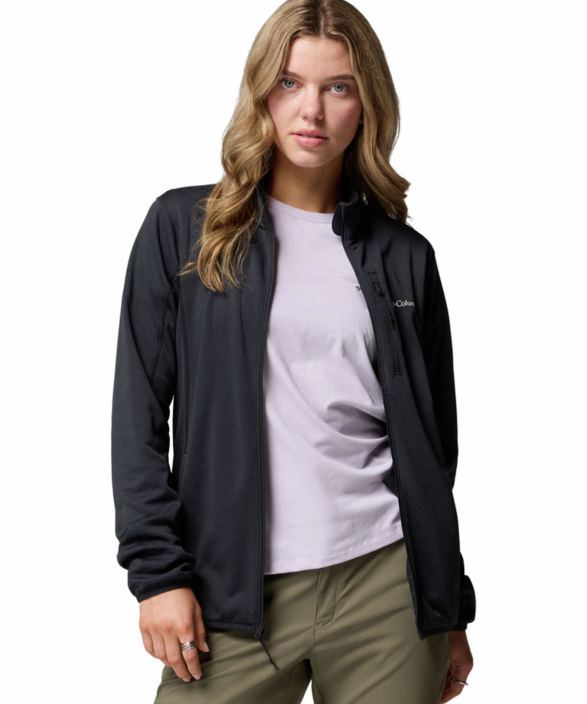 Polar Mujer Essential Hike Grid Negro Columbia