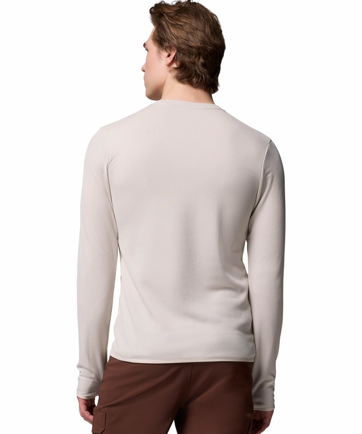 Polera Manga Larga Hombre Tech Trail Utility Warm Gris Columbia