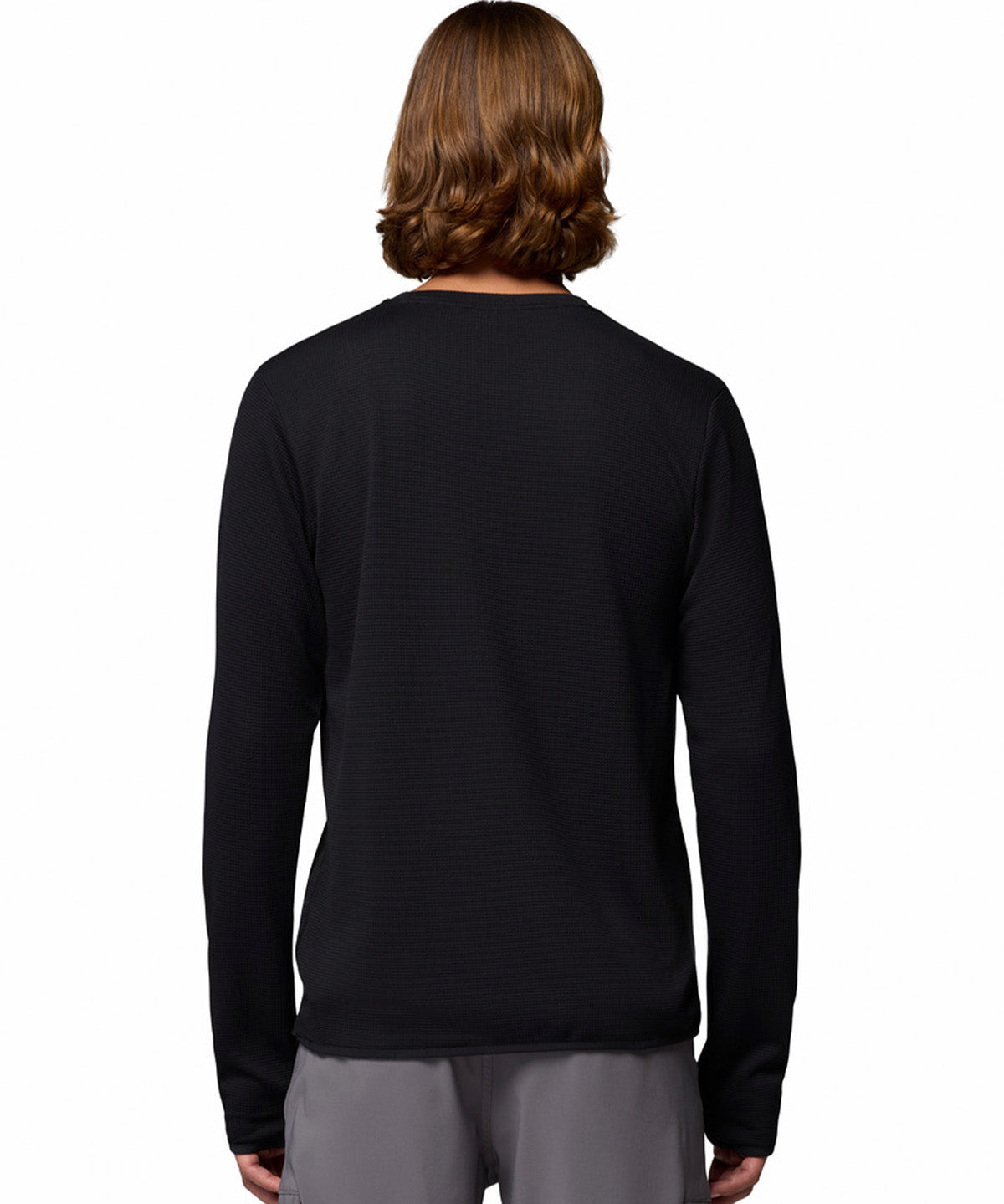 Polera Manga Larga Hombre Tech Trail Utility Warm Negro Columbia