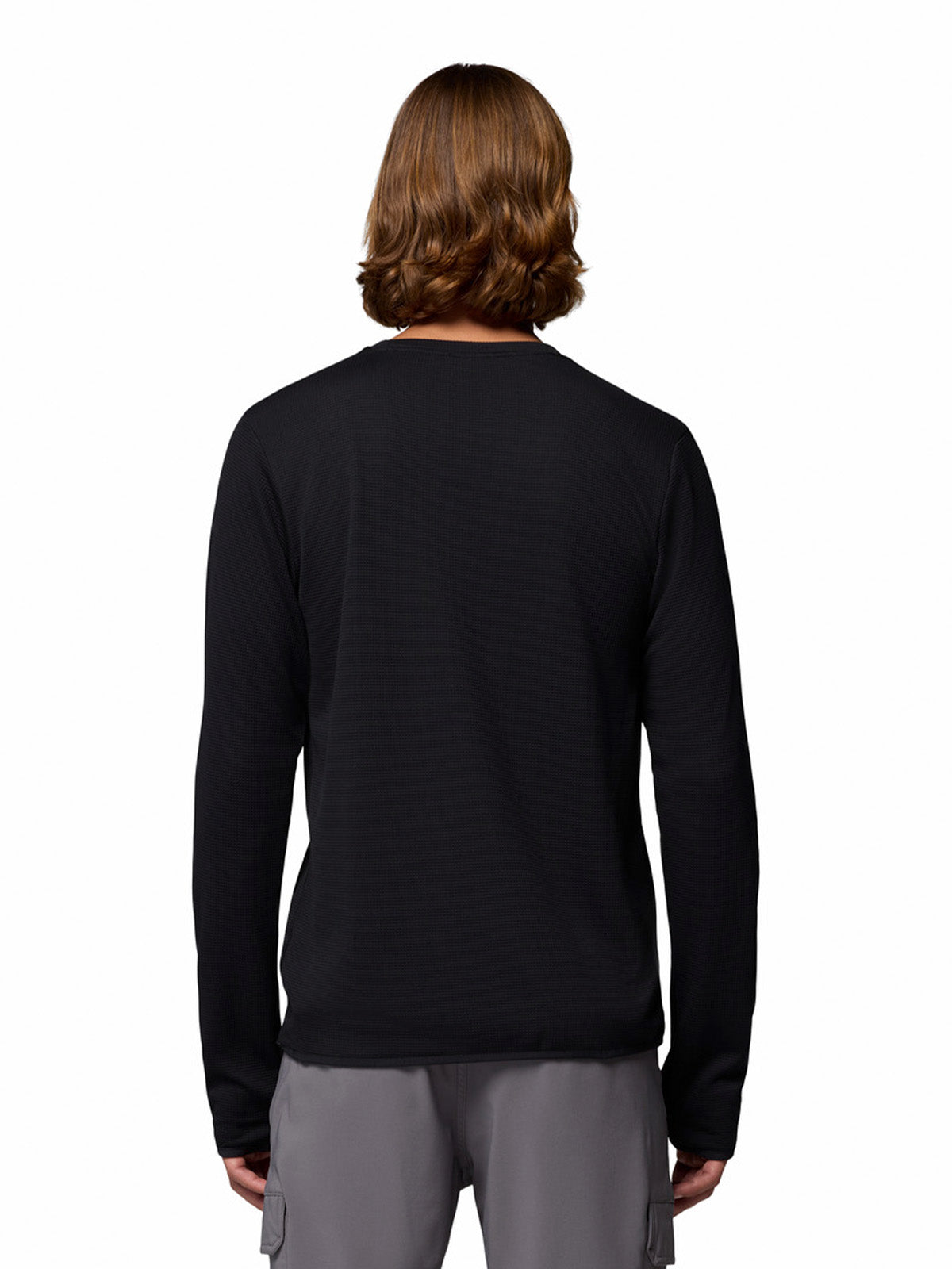 Polera Manga Larga Hombre Tech Trail Utility Warm Negro Columbia