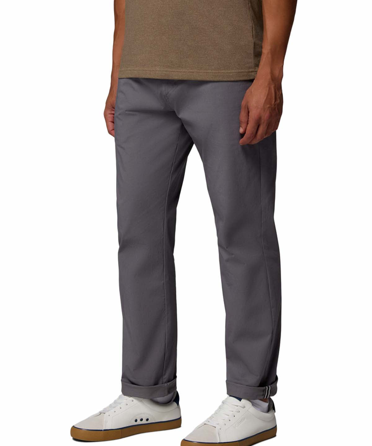 Pantalón Hombre Roc 5 Pocket Gris Columbia