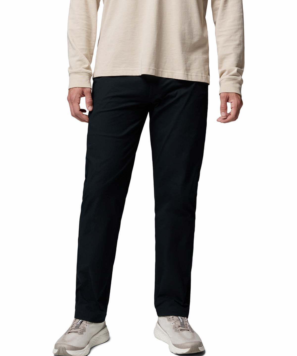 Pantalón Hombre Roc 5 Pocket Negro Columbia