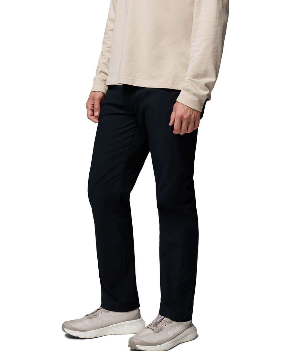 Pantalón Hombre Roc 5 Pocket Negro Columbia