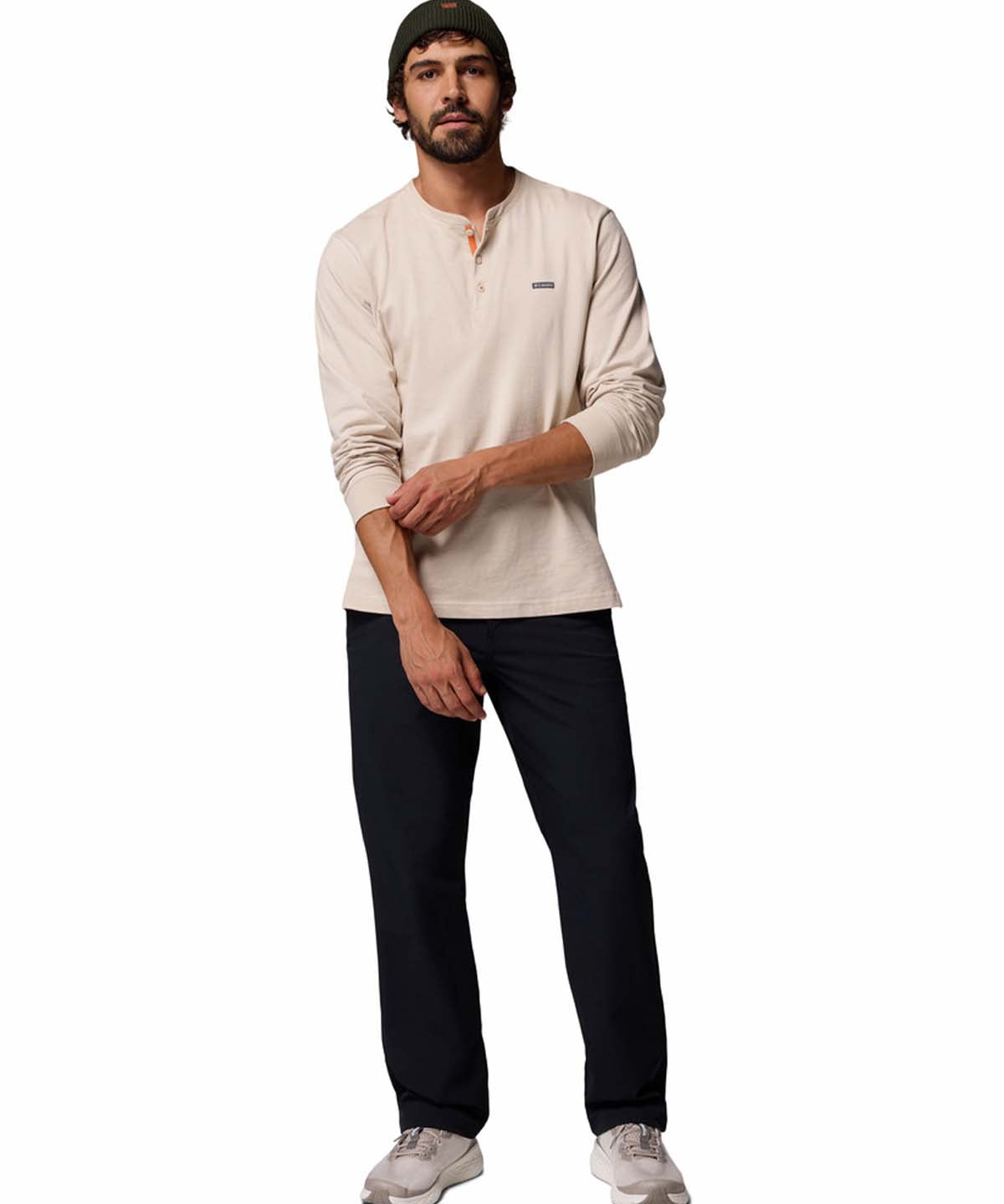 Pantalón Hombre Roc Tech Chino Negro Columbia