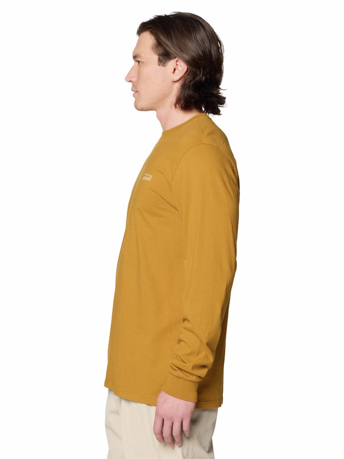 Polera Manga Larga Hombre Mhw Winter Tour Café Mountain Hardwear