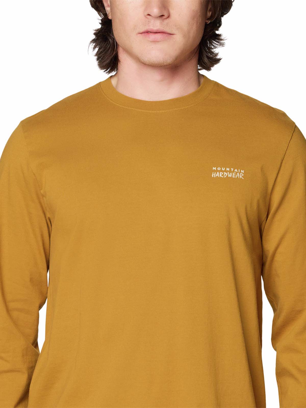 Polera Manga Larga Hombre Mhw Winter Tour Café Mountain Hardwear