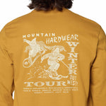 Polera Manga Larga Hombre Mhw Winter Tour Café Mountain Hardwear