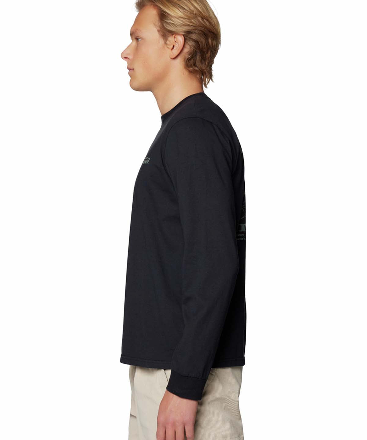 Polera Manga Larga Hombre Mhw Winter Tour Negro Mountain Hardwear