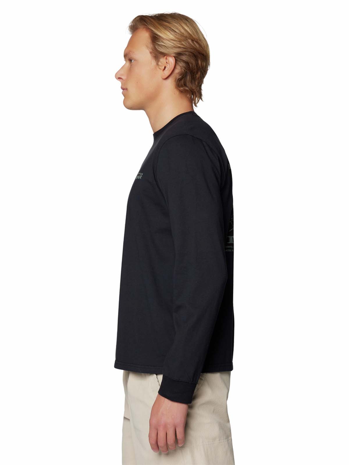Polera Manga Larga Hombre Mhw Winter Tour Negro Mountain Hardwear