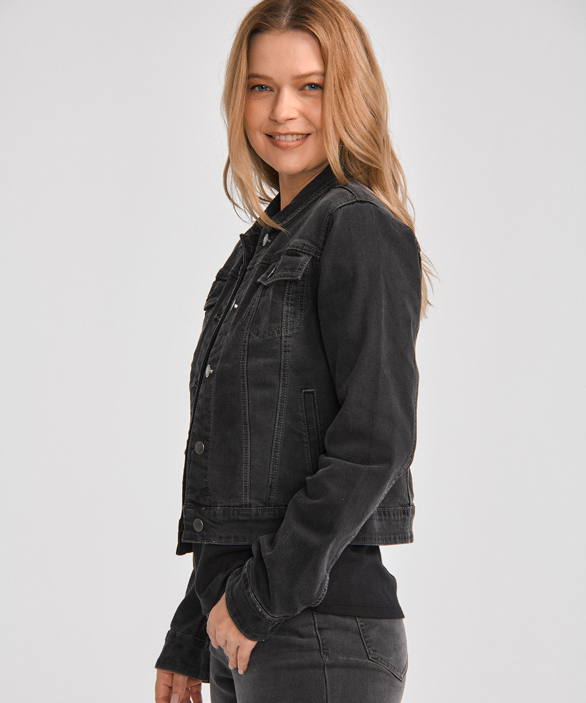 Chaqueta Casual Mujer W FOUNDATION DENIM JACKET Gris CAT