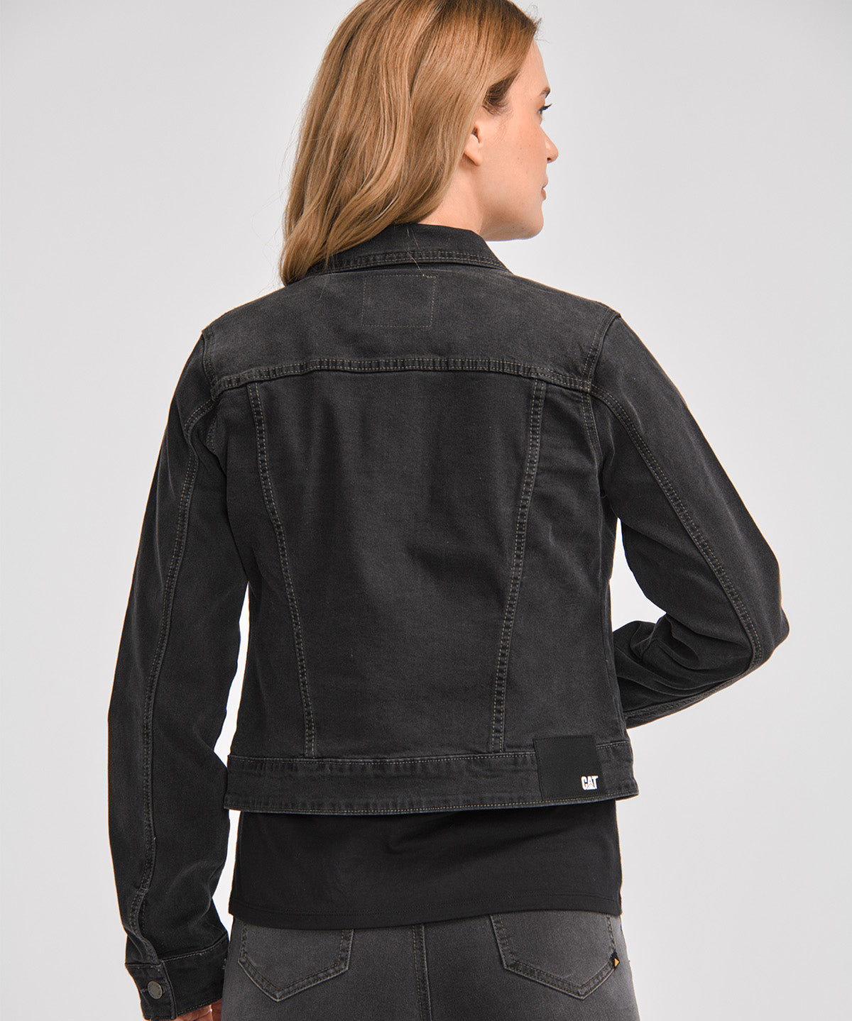Chaqueta Casual Mujer W FOUNDATION DENIM JACKET Gris CAT