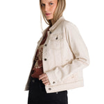 Chaqueta de Jeans Mujer Foundation Beige CAT