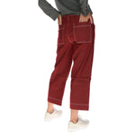 Pantalón Mujer Crop Palazzo